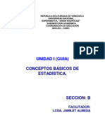 Guia Conceptos Básicos de Estadística Curso Terminologia en Estadistica Seccion B