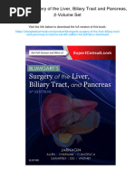 Blumgart's Surgery of The Liver, Biliary Tract and Pancreas, 2-Volume Set. 6th Edition. ISBN 0323340628, 978-0323340625