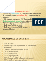 Class 12 CSV Files