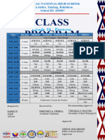 Sample Class Program