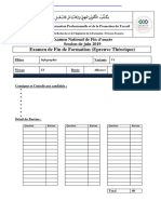 Corrige Examenfinformationtheorique 2019 v1