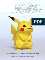 Pokemon Pikachu Lowpoly