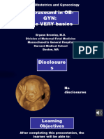 Postmatch Curriculum Ultrasound in Ob Gyn The Very Basics