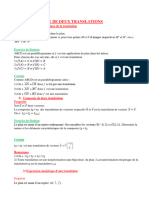 1C Maths Leçon 08 Composée de Transformations Du Plan