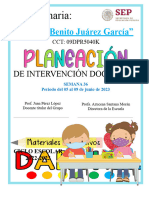 6° Sem36 Planeación de Intervención Docente Darukel 2022-2023