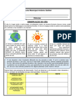 Atividades 3º Ano Ciências Observação Do Céu