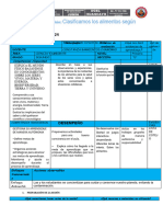 Clasificacion de Los Alimentos