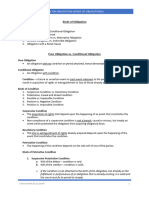 2.0 Notes - Law On Obligations - Kinds of Obligations - Student's