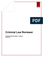 Crim Law Notes - Prosec G 2024