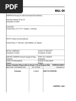 Formatos de Documentos de Transporte para Diligenciar