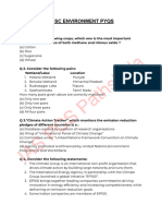 Upsc Environment Pyq (2011-2022)