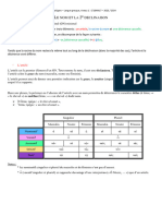 Le Nom Et La 2e Déclinaison