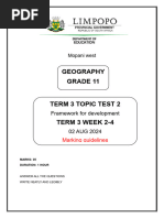 Geog - Grade 11 MG - Topic Test 02 Aug 2024