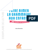 Faire Aimer Grammaire Extrait