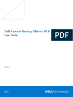 Dell Avamar Backup Clients 19.9