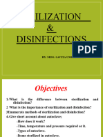 Sterilization, Disinfection & Antisepsis - Section