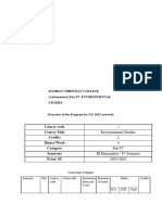 EVS Syllabus - For Students