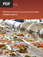 SITHCCC015 Produce and Serve Food For Buffets - Training Manual