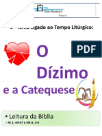 5º Tema - O Dízimo e A Catequese