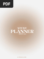 Study Planner 2024 - Parte 1 @khclnotes