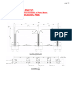 Calculation of Portal Beam Capacity For 80 - of Design Strength and Check Crack - Rev.02