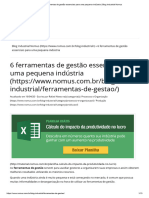 6 Ferramentas de Gestão Essenciais para Uma Pequena Indústria - Blog Industrial Nomus