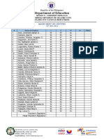 Einstein GRADE SHEET 2023 2024