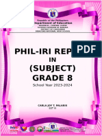 Philiri Teachers Report