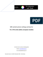 TCL C74 2023 Series TV SDR Picture Settings v1.0