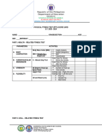 PFT Physical Fitness TEST