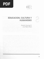 3 - Educacion Cultura y Humanismo