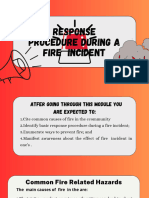 Response Procedure During A Fire Incident