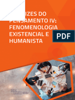 Matrizes Do Pensamento Iv: Fenomenologia Existencial E Humanista