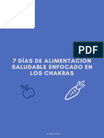 7 Días de Alimentación Saludable Enfocado en Los Chakras: @coriurosa