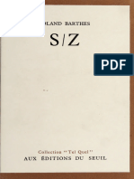 S - Z - Barthes, Roland - 1970 - Paris - Éditions Du Seuil - Anna's Archive