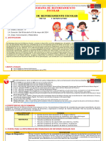 6°-Programación de Reforzamiento V Ciclo - 2023