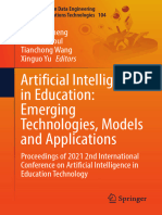 Artificial Intelligence in Education Emerging Technologies, Models and Applications (Eric C.K. Cheng, Rekha B. Koul, Tianchong Wang Etc.)