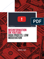 Misinformation On YouTube: High Profits, Low Moderation