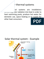 Solar Thermal Collectors and Solar Thermal Electric Power Generation