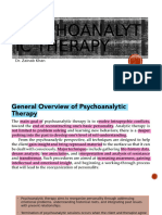 Psychoanalytic Therapy