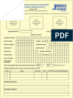 Addmission Form 2024-25 BPU