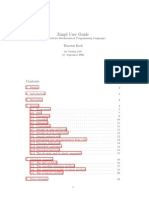 Zimpl User Guide: Thorsten Koch