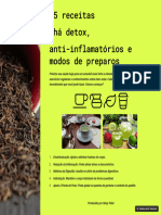 15 Receitas de Cha Detox