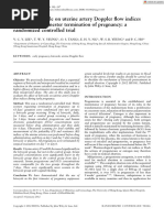 Ultrasound in Obstet Gyne - 2012 - Lee - Effect of Letrozole On Uterine Artery Doppler Flow Indices Prior To