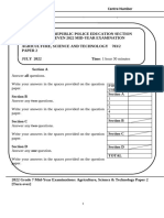 Grade 7 Agriculture, Science & Technology Paper 2