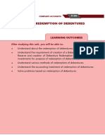 Unit 6 Redemption of Debentures