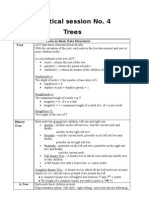 Practical Session No. 4 Trees: Trees As Basic Data Structures Tree