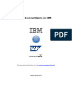 SAP BO and IBM I-Mar2012