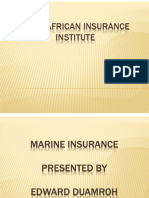 Marine Cargo Underwriting