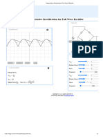 Capacitative Rectification-Full Wave Rectifier